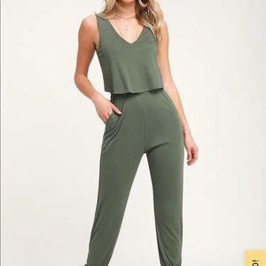 Olive jumpsuit